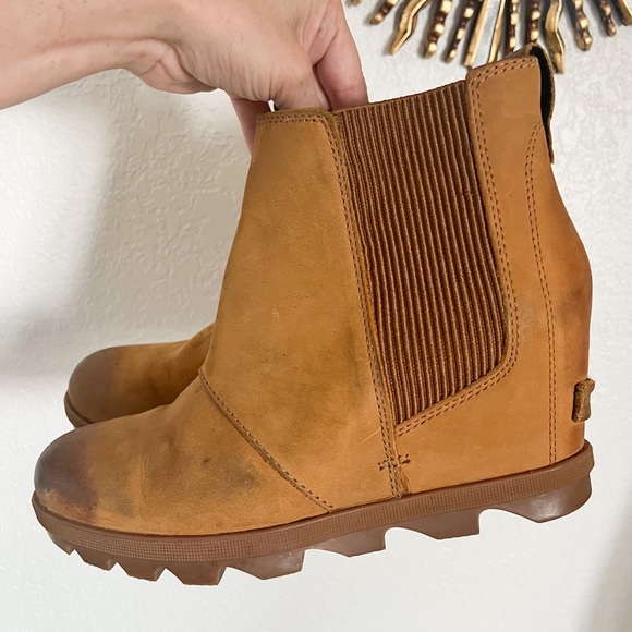 Sorel Joan of Arctic Wedge II Chelsea Boot Size 8 - Picture 2 of 4